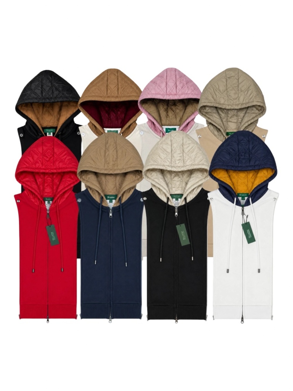 BRUNNE French Terry Puffer Hood Dickey – Compatible with Veronica Beard Blazers